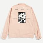 Shein Men Mixed Print Back Buttoned Jacket
