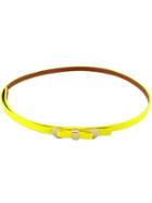Shein Neon Yellow Bow Belt