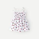 Shein Toddler Girls Cherry Print Shirred Cami Dress