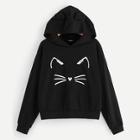 Shein Cartoon Print Hoodie With Ear