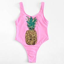 Shein Sequin Pineapple Swimsuit
