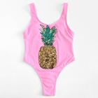 Shein Sequin Pineapple Swimsuit