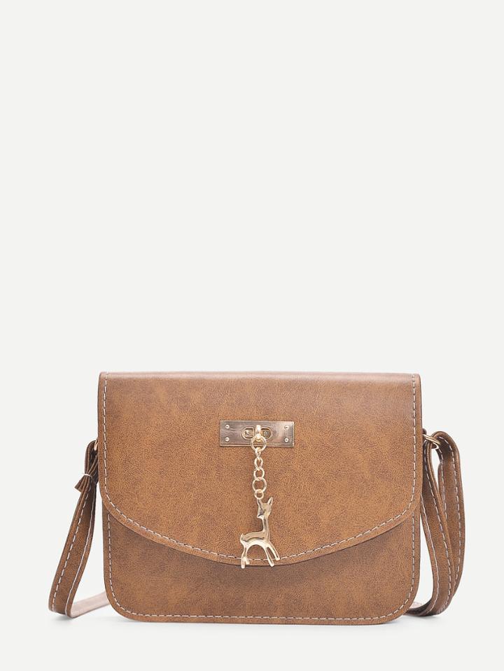 Shein Deer Charm Shoulder Bag