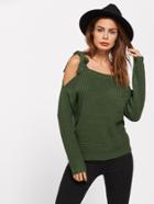 Shein Self Tie Shoulder Jumper