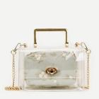 Shein Clear Chain Bag With Inner Pouch