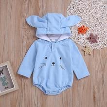 Shein Toddler Girls Cartoon Hooded Jumpsuit