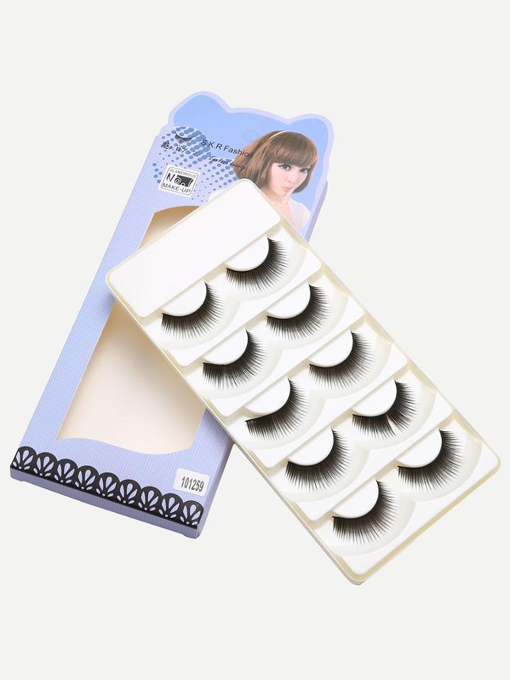 Shein Natural Thick False Eyelashes