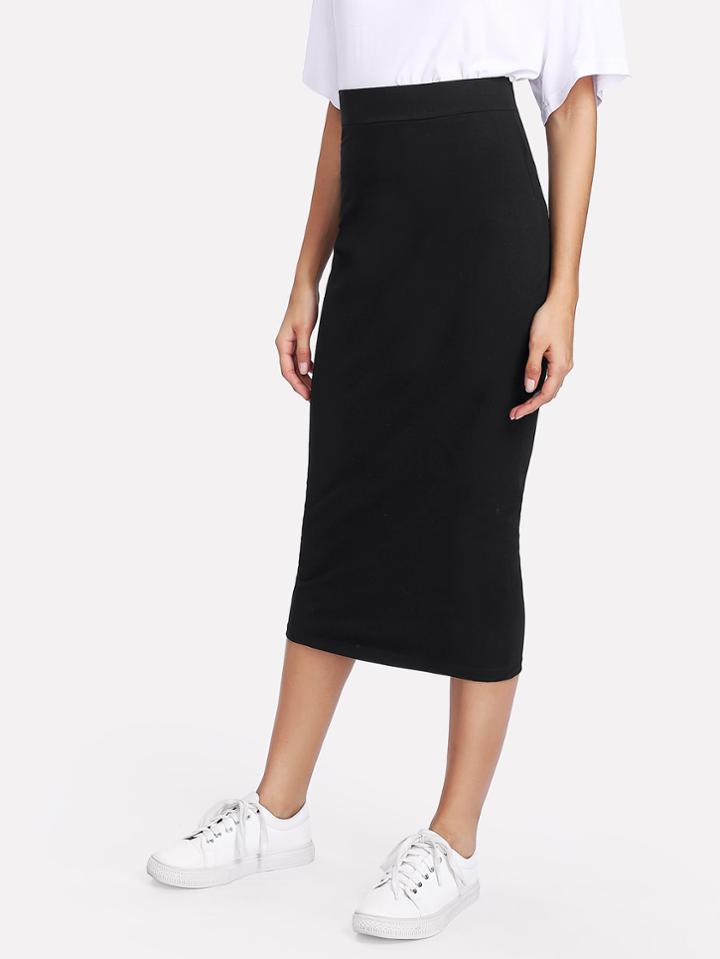 Shein Sheath Midi Skirt