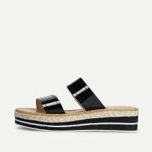 Shein Open Toe Flatform Strappy Sandals