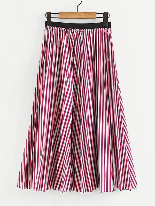 Shein Multi Stripe Skirt