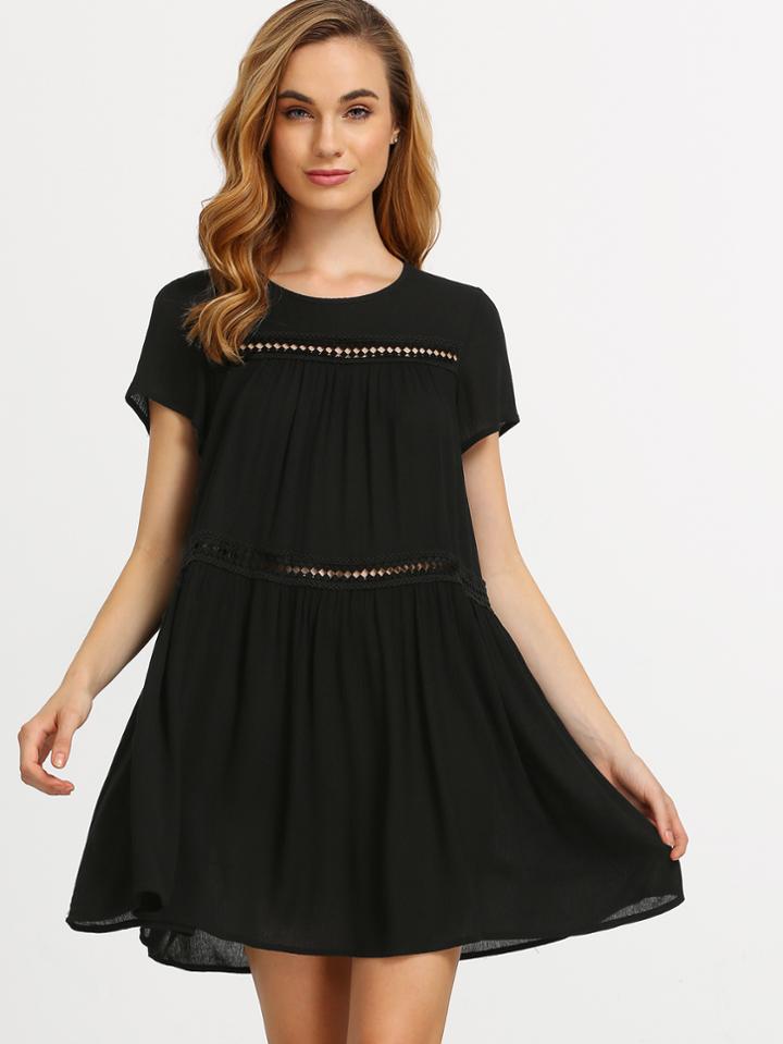 Shein Short Sleeve Shift Dress