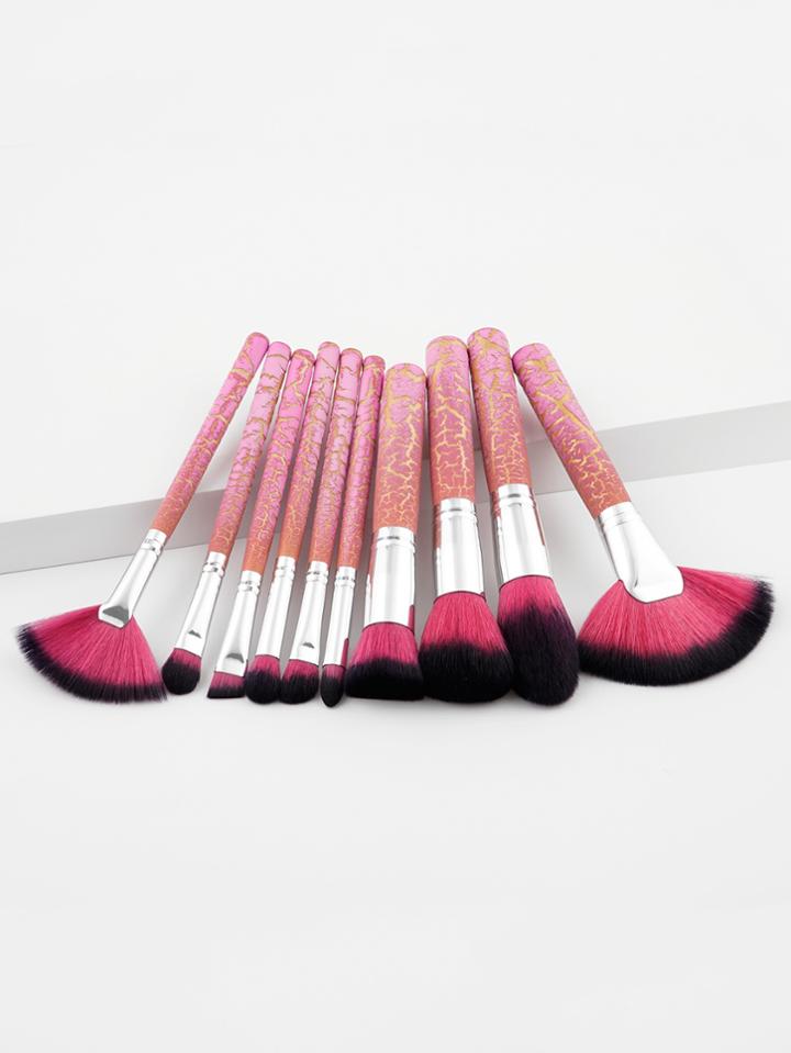 Shein Burst Handle Makeup Brush Set 10pcs