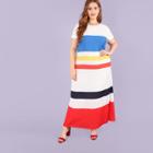 Shein Plus Color Block Tunic Dress