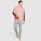 Shein Men Color Block Tunic Top & Pants Set