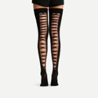 Shein Cut Out Back Over The Knee Socks