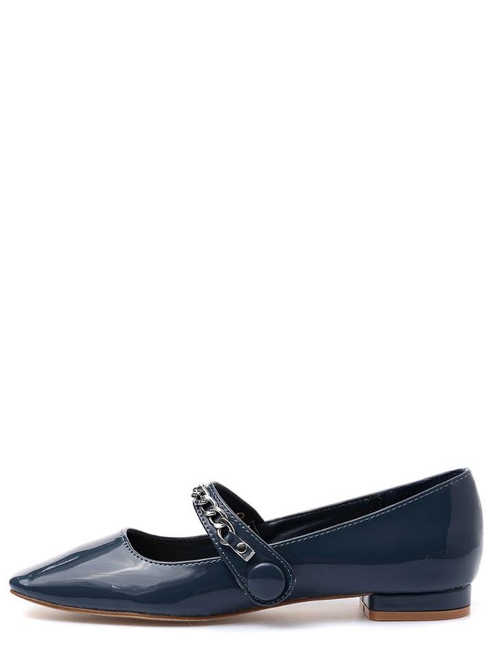 Shein Square Toe Mary Jane Flats