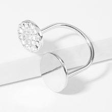 Shein Disc Detail Cuff Ring