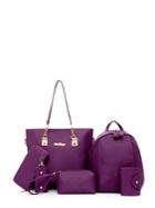 Shein Faux Leather Combination Bag 6pcs