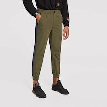 Shein Men Contrast Corduroy Panel Pants