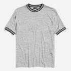 Shein Men Contrast Striped Trim Tee