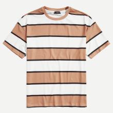 Shein Men Short Sleeve Striped T-shirt
