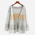 Shein Cut And Sew Open Placket Sweater Coat