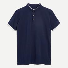 Shein Men Ringer Polo Shirt