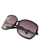Shein Oversized Black Cutout Frame Sunglasses