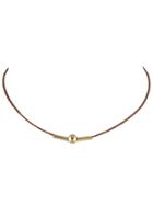 Shein Brown New Simple Thin Rope Chain Choker Necklace
