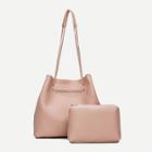 Shein Pebble Detail Tote Bag With Inner Clutch