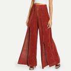 Shein Solid Overlap Wide Leg Pants