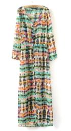 Shein Design And Colour Patterns Cardign Dress