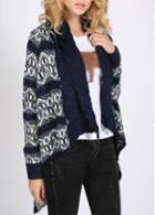 Rosewe Charming Print Design Long Sleeve Cardigans For Autumn