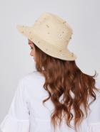 Shein Beaded Decor Straw Hat