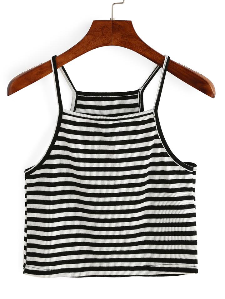 Shein Strappy Double Racer Cami Top