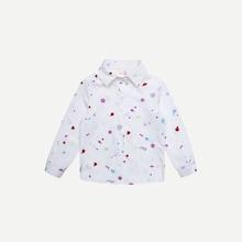 Shein Toddler Girls Polka Dot Print Blouse