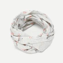 Shein Kids Panda Print Scarf