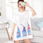Shein Drop Shoulder Printed Dress