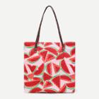 Shein Watermelon Print Canvas Combination Bag