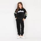 Shein Girls Embroidered Sweatshirt With Pants