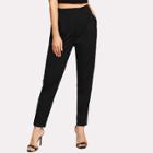 Shein Pleated Detail Tapered Leg Pants