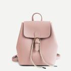 Shein Buckle Strap Backpack With Drawstring