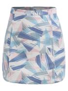 Shein Geometric Print A-line Skirt