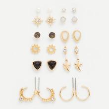 Shein Multi Sized Stud Earrings 12pairs