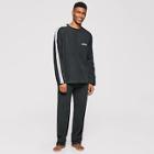 Shein Men Contrast Sideseam Pullover And Sweatpants Set