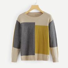 Shein Plus Color Block Jumper