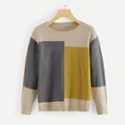 Shein Plus Color Block Jumper