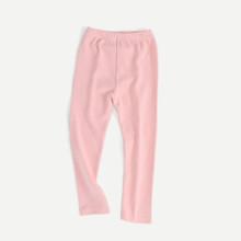 Shein Girls Solid Color Leggings
