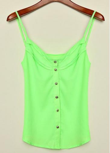 Rosewe Charming Button Decorated Strap Design Woman Vest For Woman