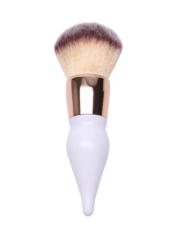 Shein Pearl White Gourd Design Powder Puff Brush